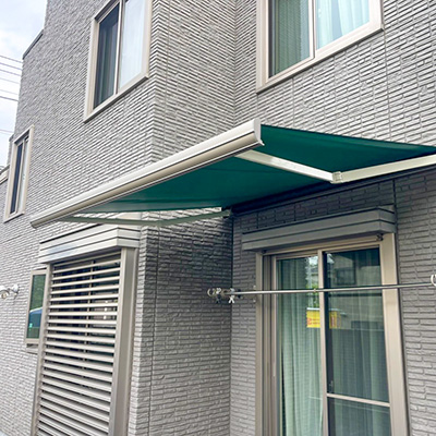 オーニングでお庭での過ごしやすさがアップ